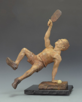 Got It! bronze sculpture by David Varnau
